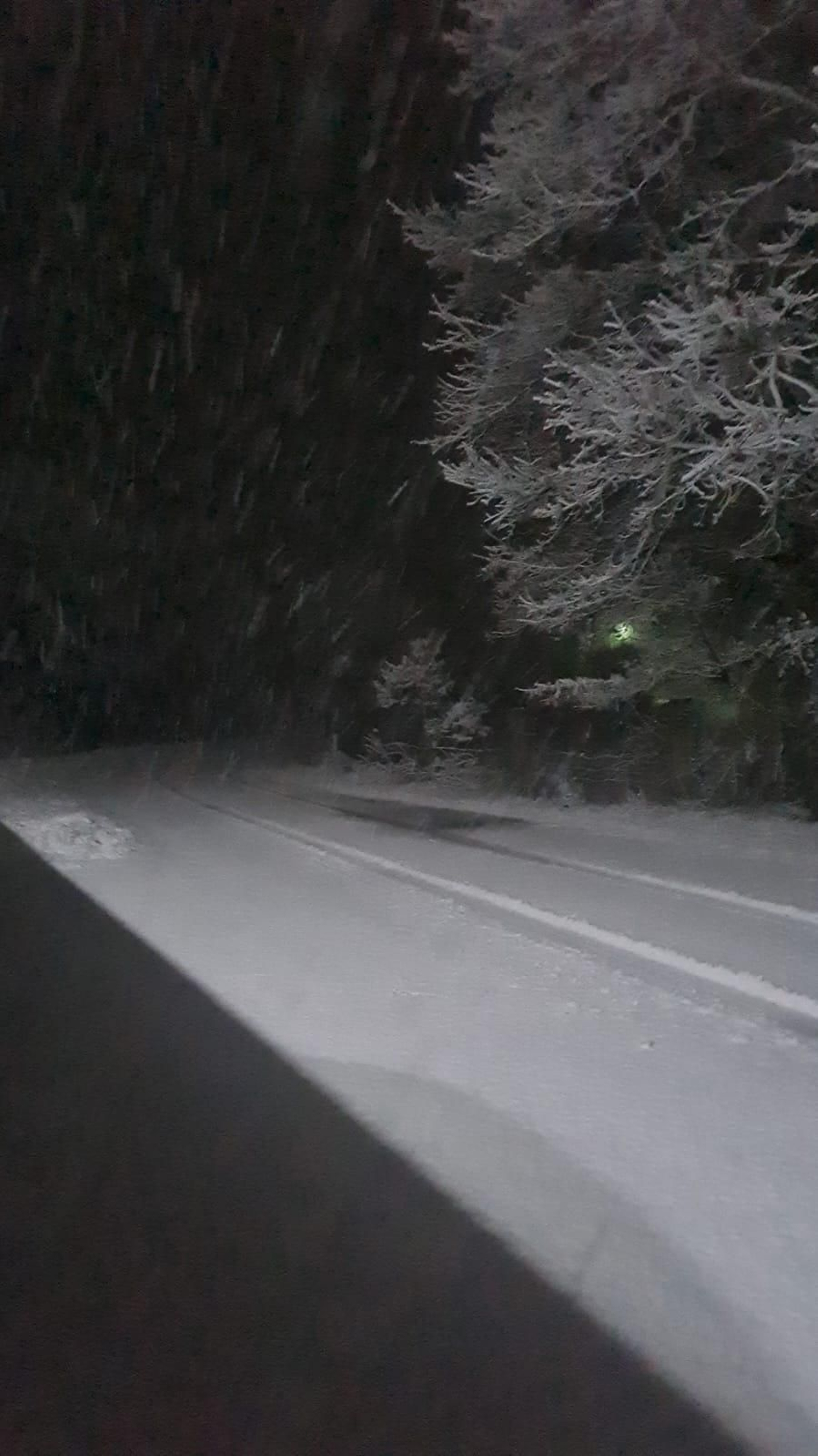 Nieve en la provincia de Ourense