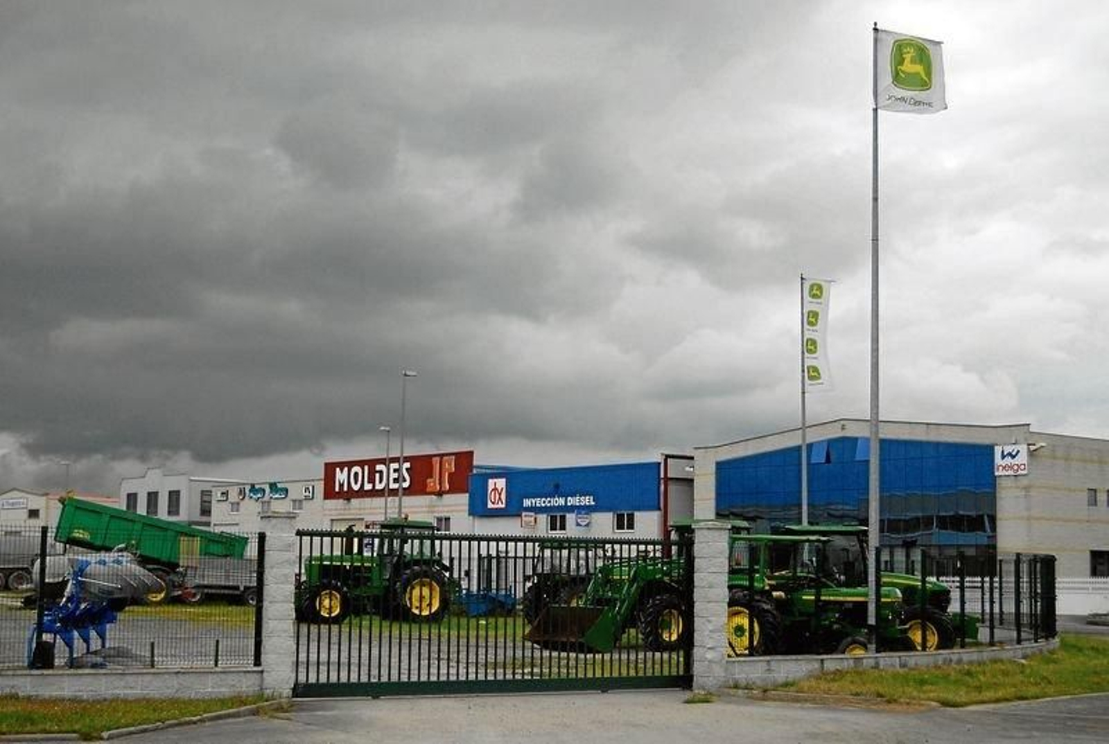 El polígono industrial de Xinzo, localizado en las inmediaciones de la Estación de Servicio Antela.
