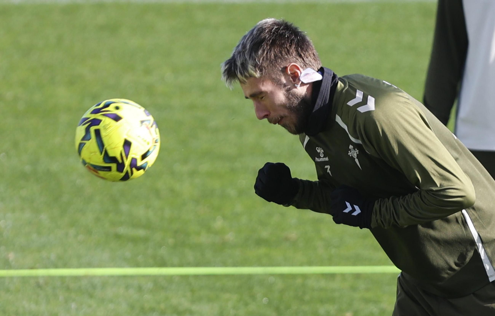 Galería | El Celta entrena en Afouteza antes del partido contra el Barcelona