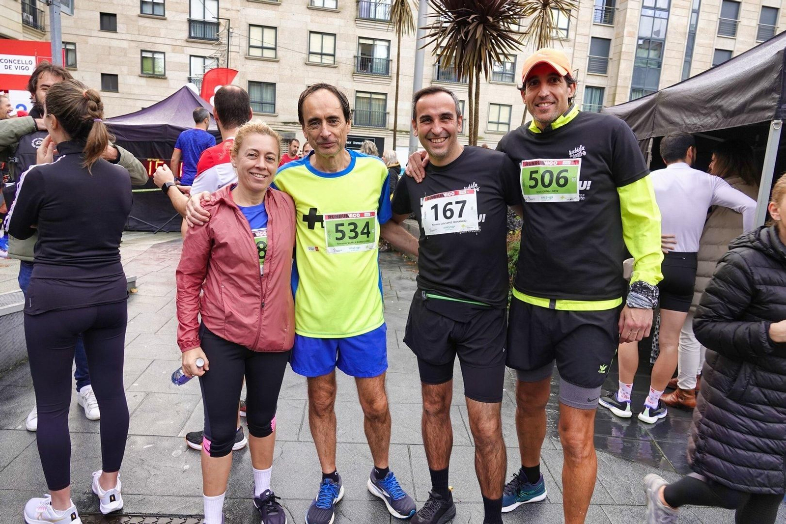 Participantes en la Vigo+11 en Coia.