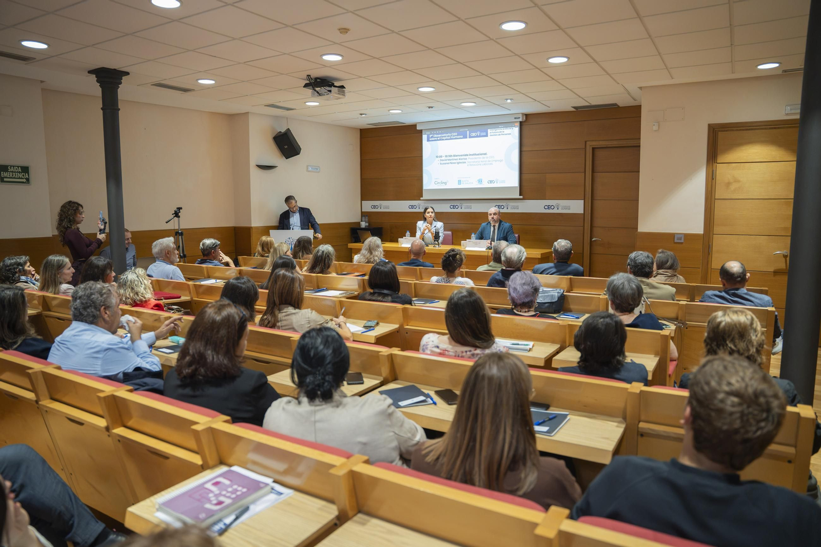 Asistentes al tercer Observatorio CEO sobre Capital Humano.