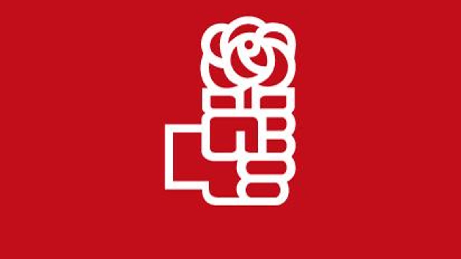 Logo del PSOE diseñado por Cruz Novillos.