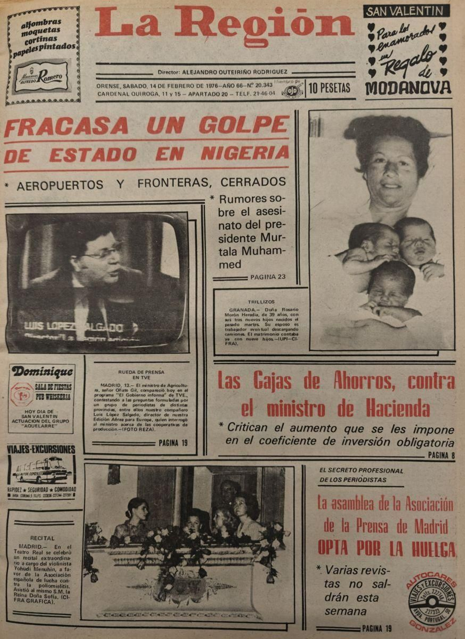 La portada.