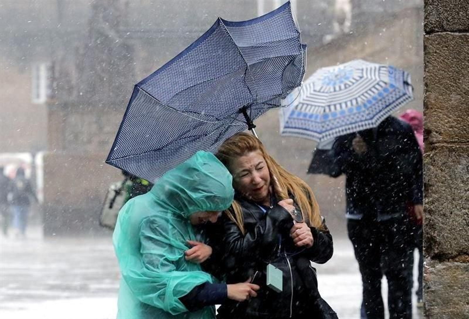 Alerta amarilla por fuertes vientos en Galicia.