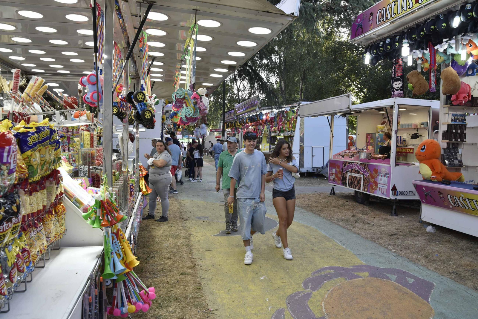Las fiestas de Coia el año pasado, también sin atracciones de feria.