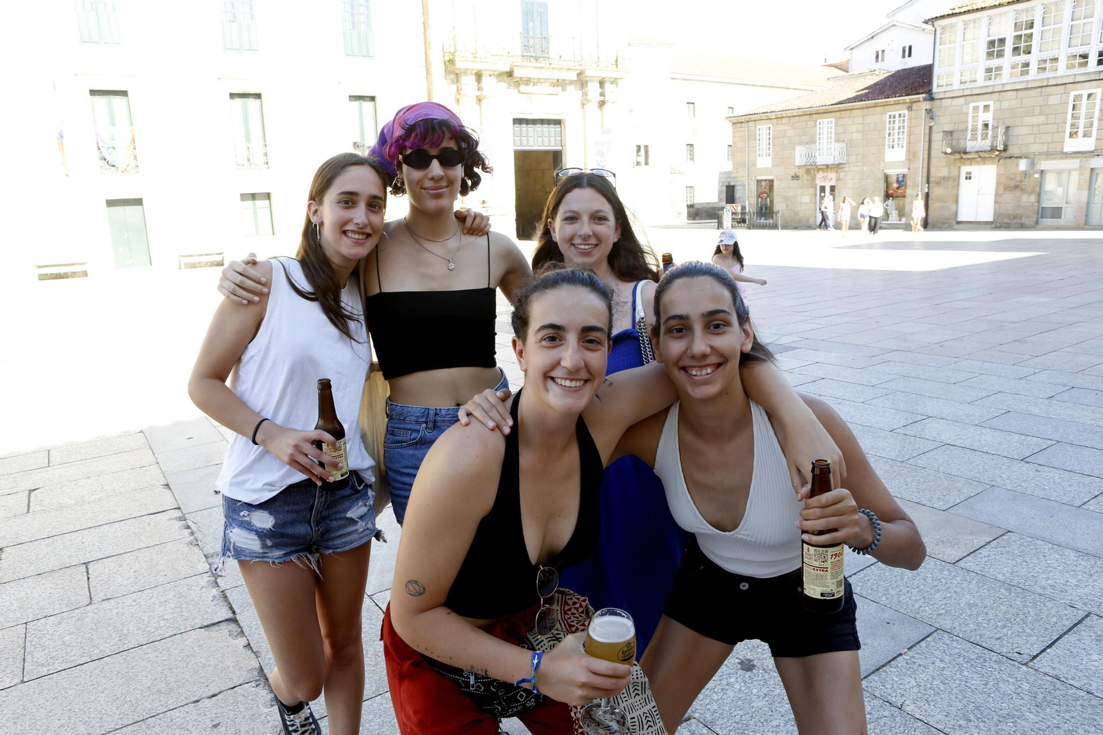 Kandela, Maite, Paula, Ana e Claudia.