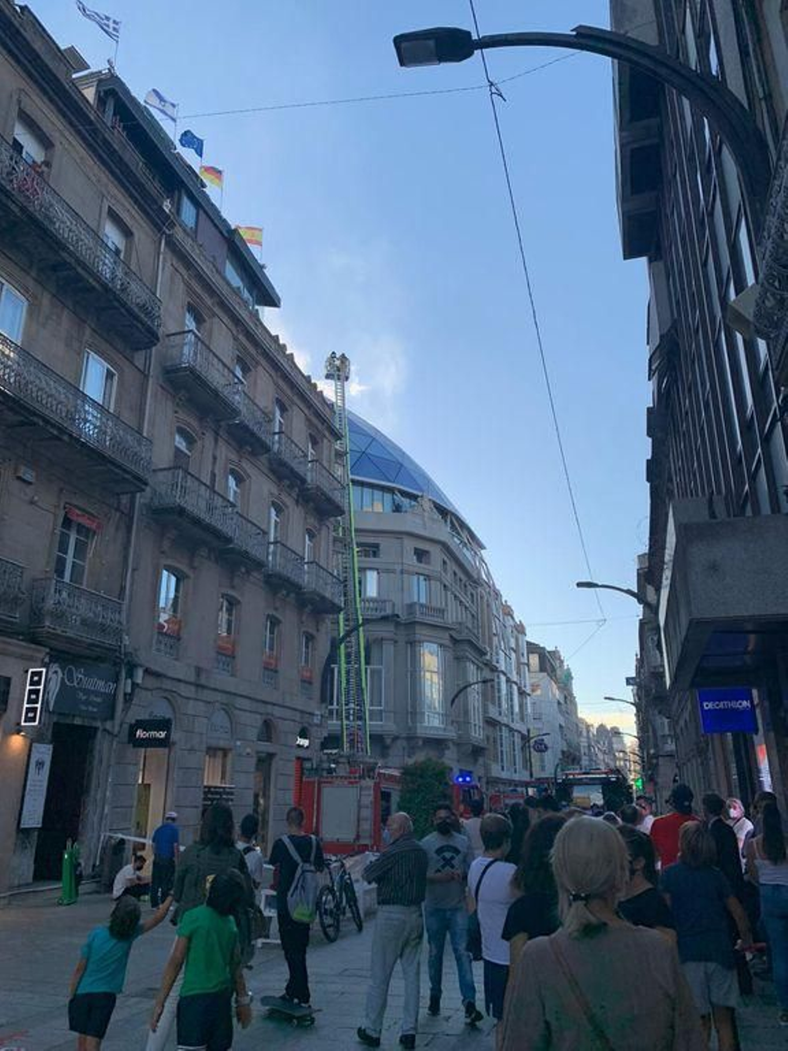 Un incendio se desata en la sede del Celta