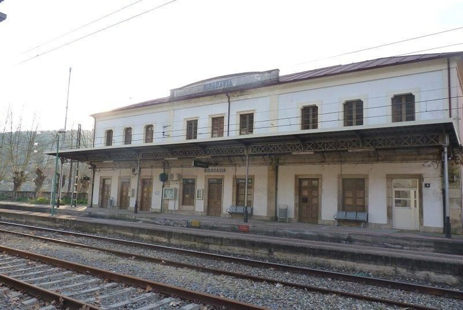 Estación de tren de Ribadavia (Foto. Adif).