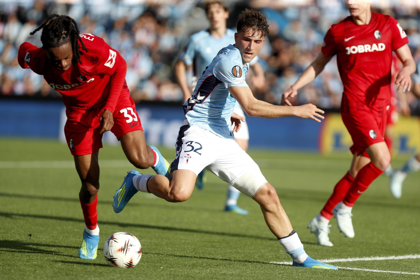 Galería | La goleada del Friburgo puso fin al sueño europeo del Celta