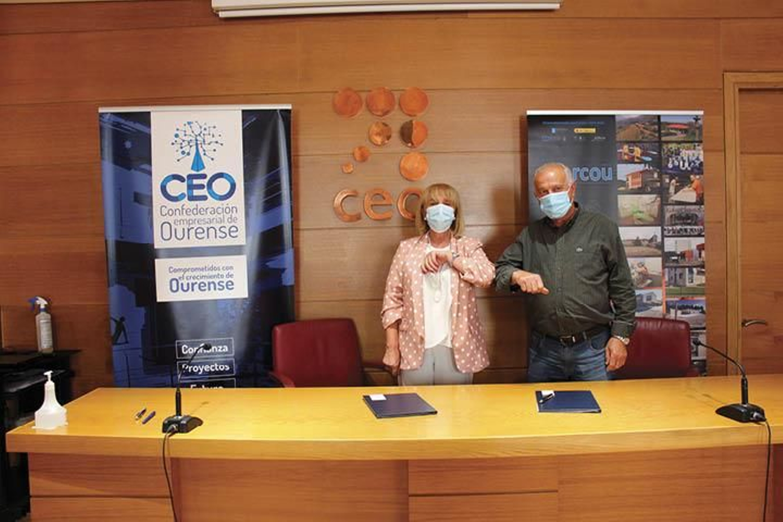 Marisol Nóvoa y Manuel Seoane.