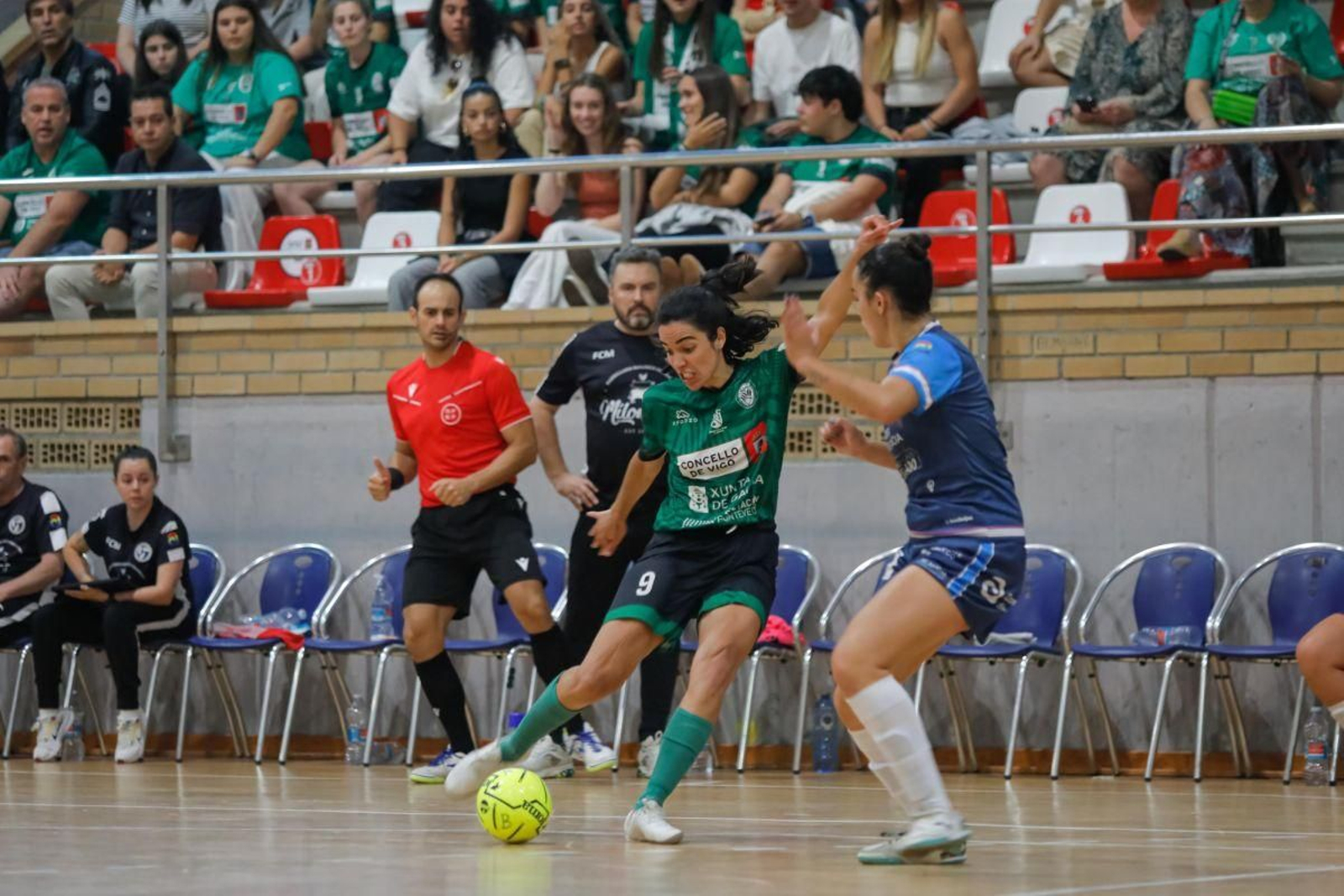El Meigas plantó cara al Bembrive pero acabó cediendo en el duelo disputado ayer.