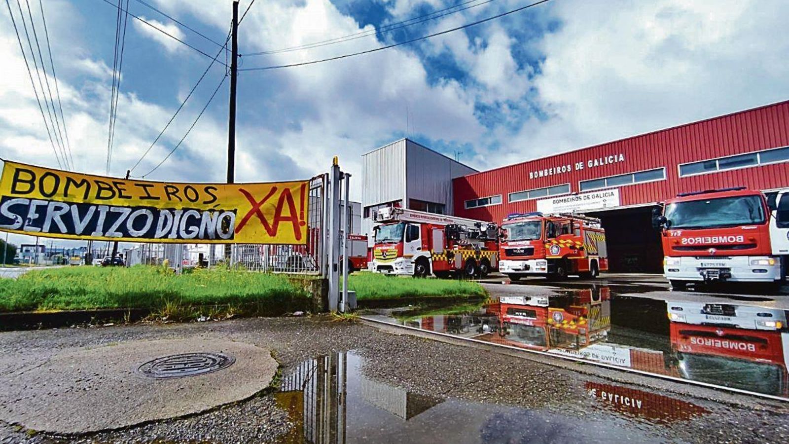 Los bomberos comarcales, en pie de guerra y con días sin servicio