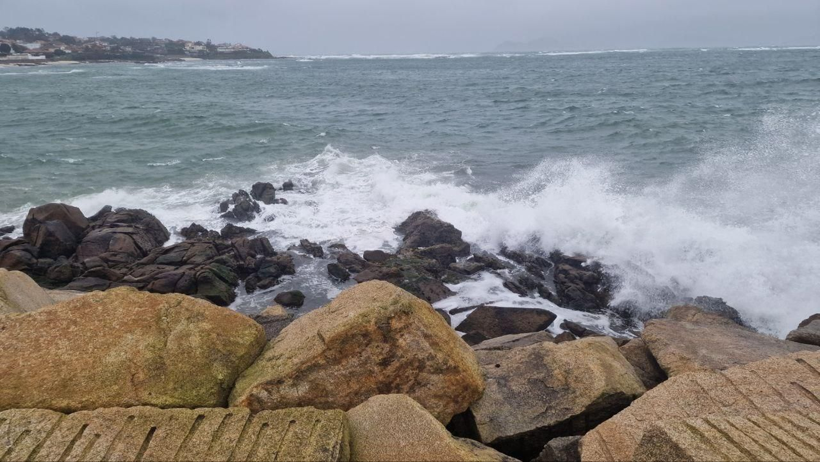 GALERÍA | Los estragos de la borrasca Herminia en Vigo