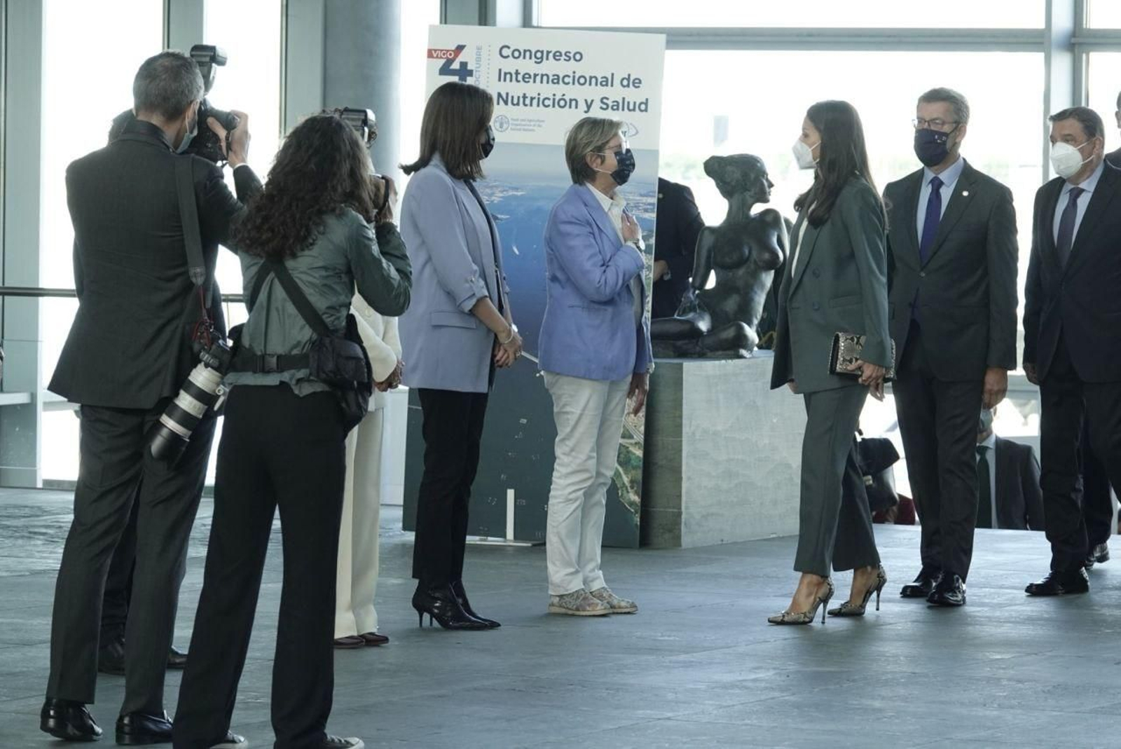 La reina Letizia, en Vigo.