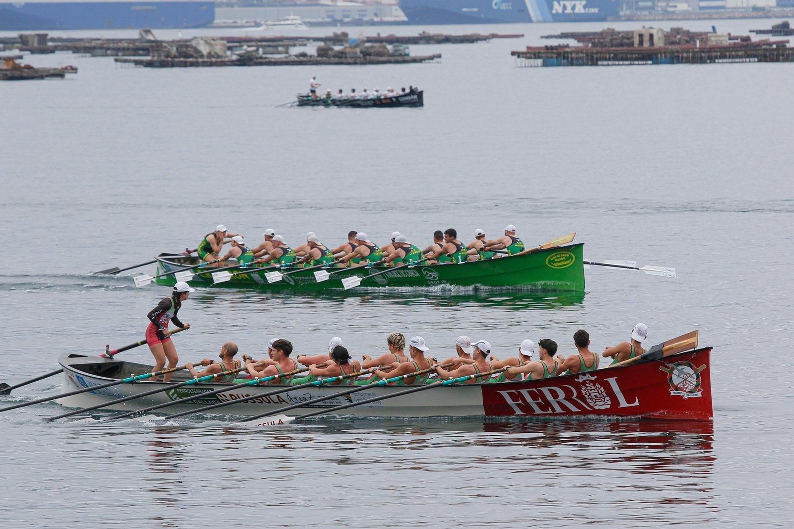 Bandera de Samertolameu de traineras.