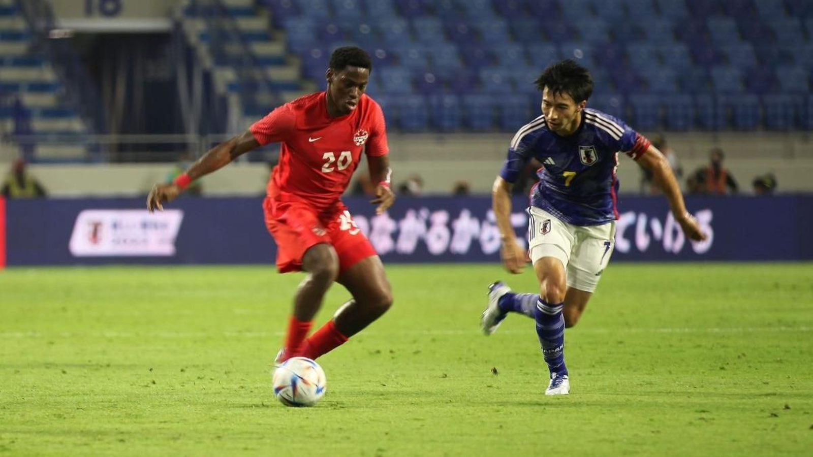 Japón perdió el amistoso disputado ayer contra Canadá.