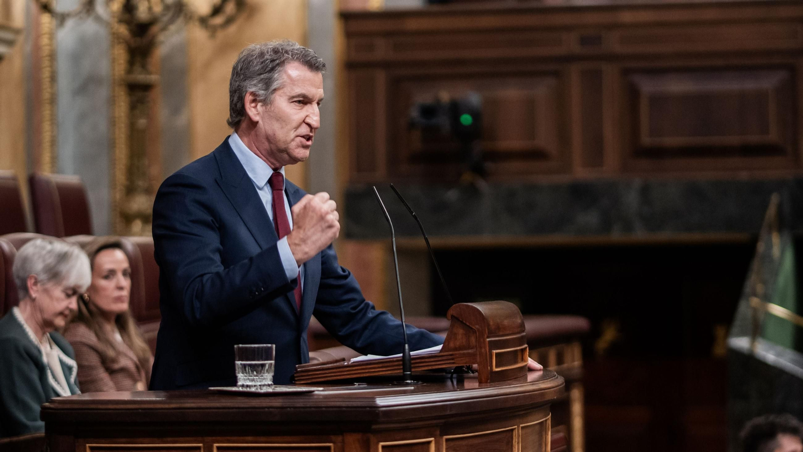 El presidente del Partido Popular, Alberto Núñez Feijóo