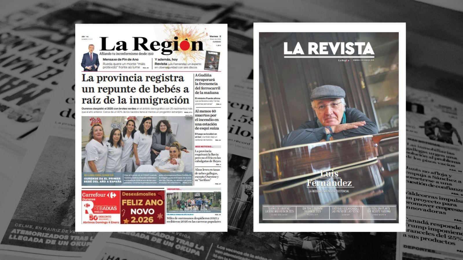 Los titulares de La Región de este viernes, 2 de enero