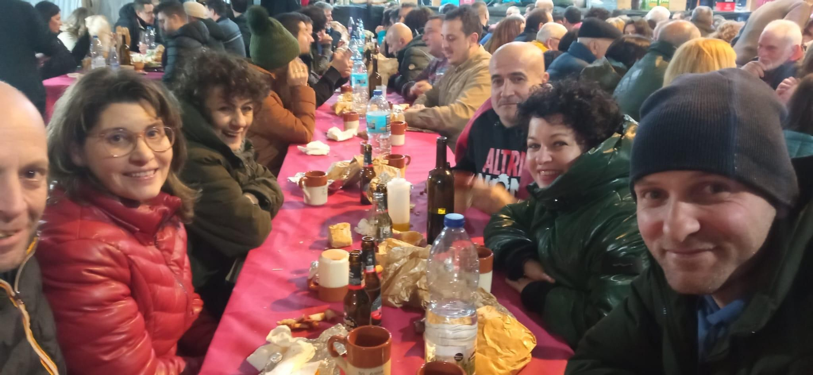 Galería | Cocido para combatir la borrasca Ingrid en Piñeiro