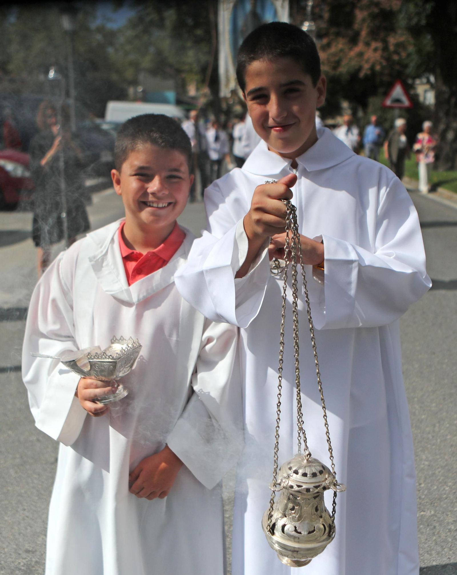 Galería | Allariz despide ó   San Bieito cunha   procesión sentida  e numerosa