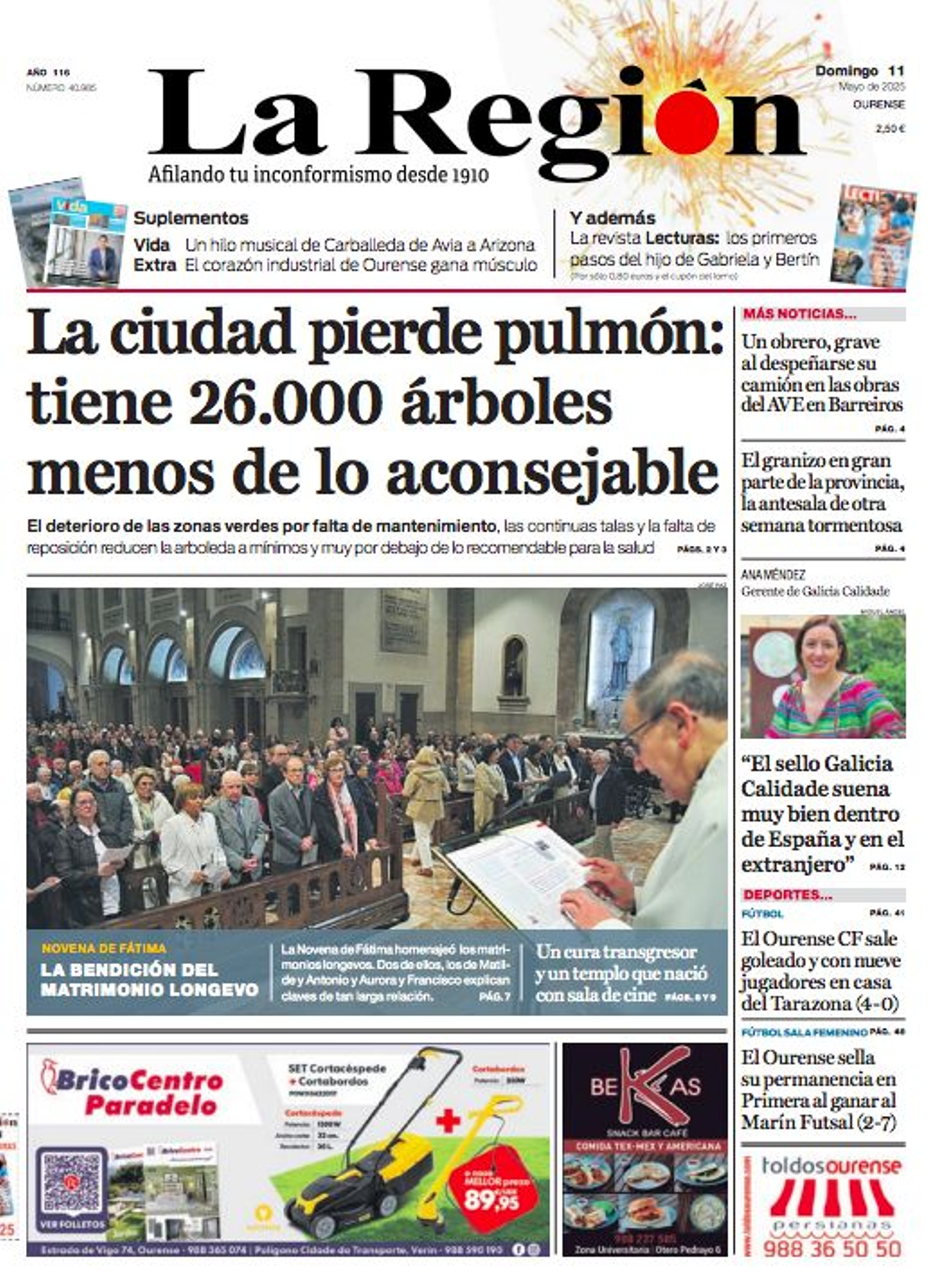 Los titulares de este domingo.