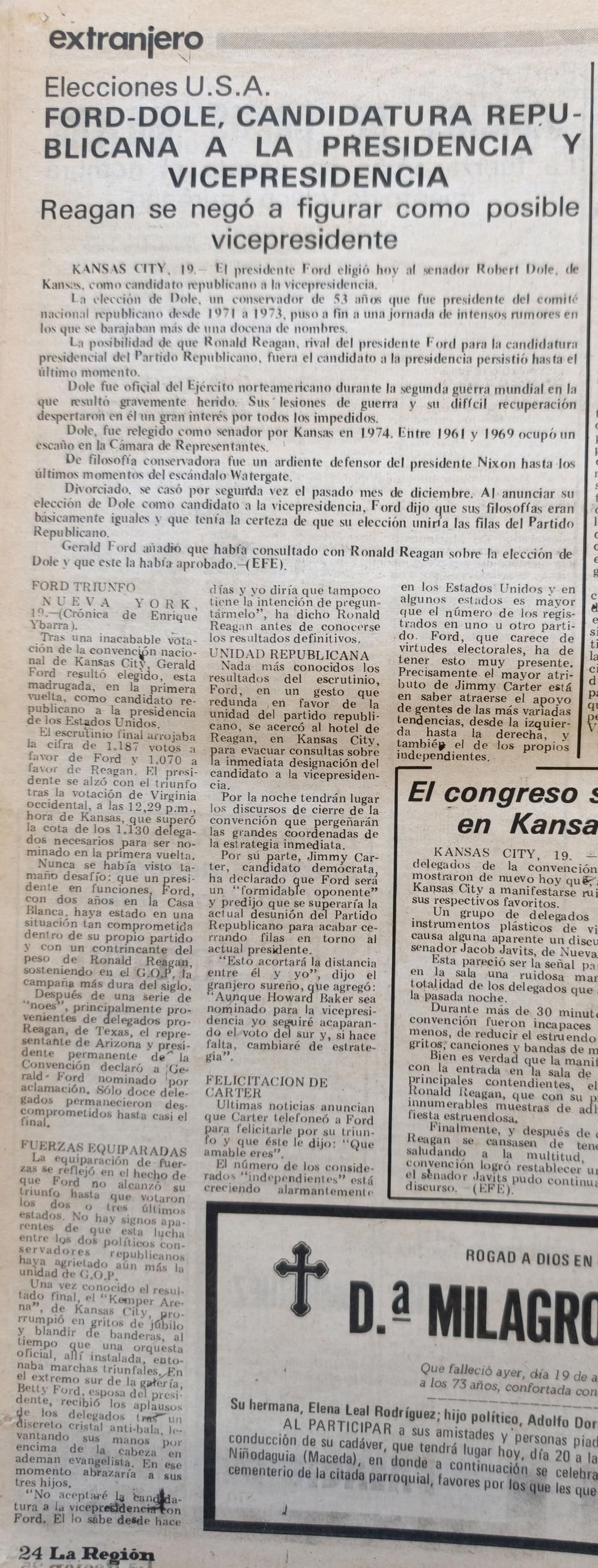 20 de agosto de 1976.