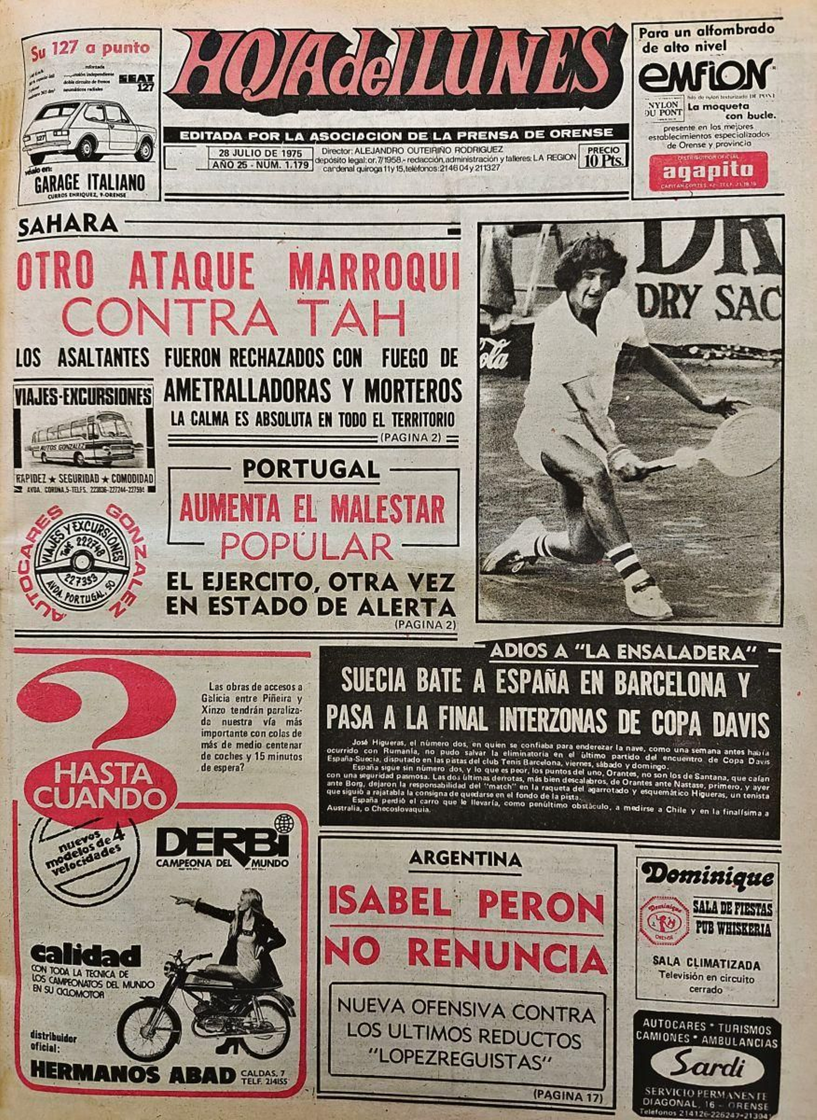 Primera página de 1975