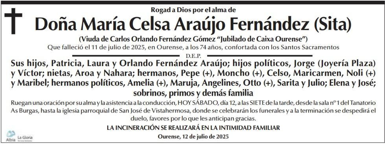 Las despedidas de este sábado