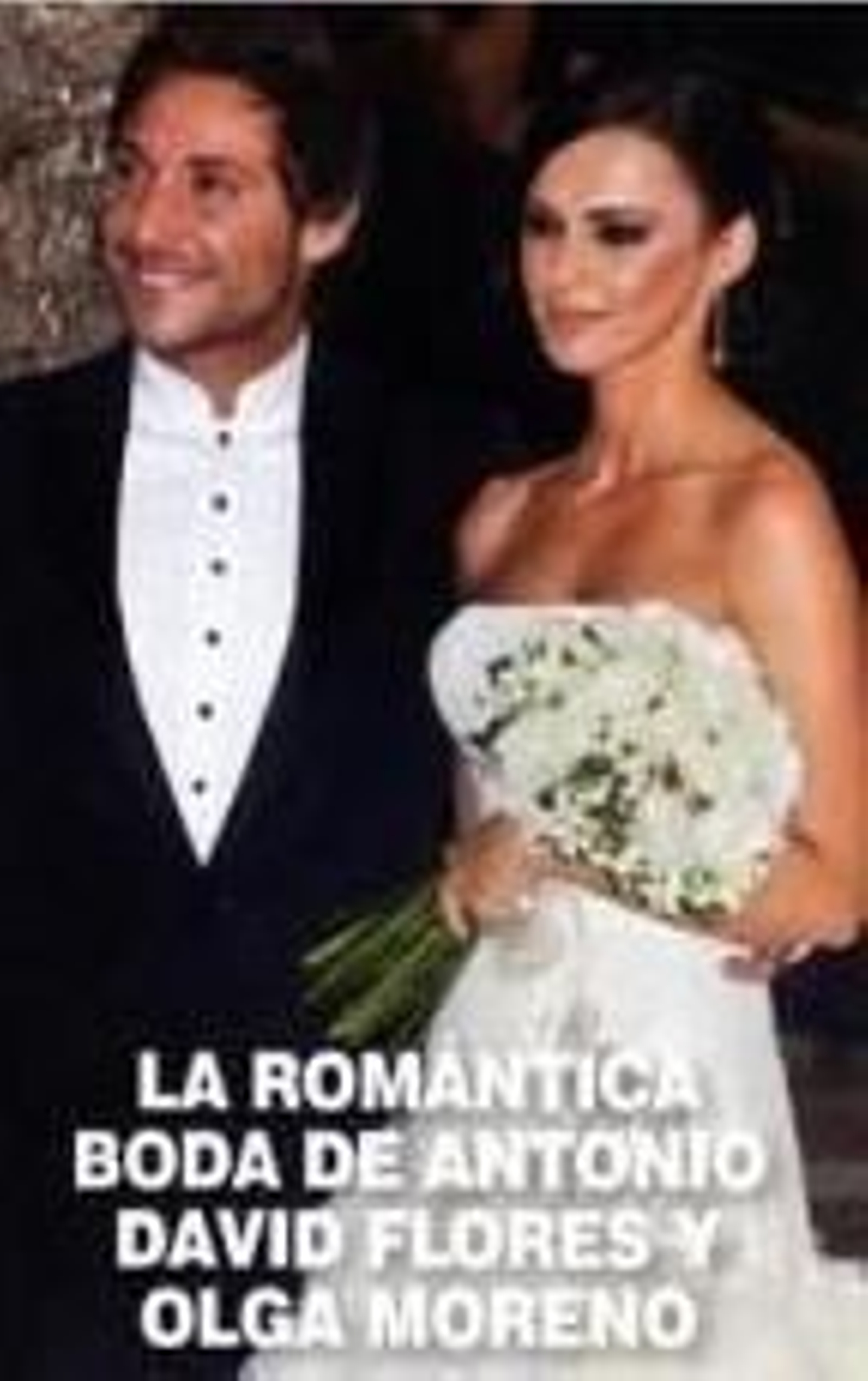 Antonio David y Olga, el día de su boda.