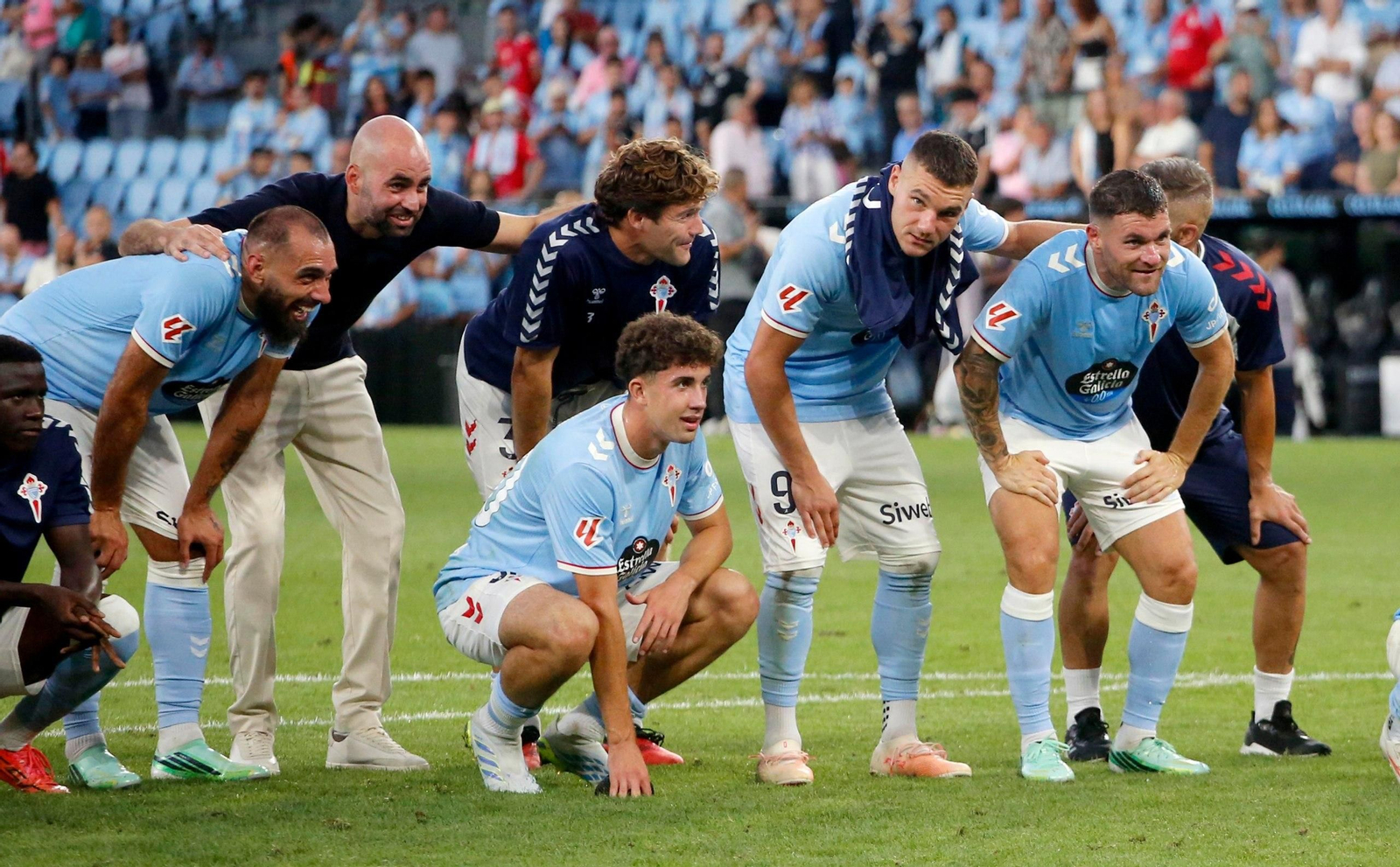 Galería | El partido entre Celta y Racing de Santander, en imágenes