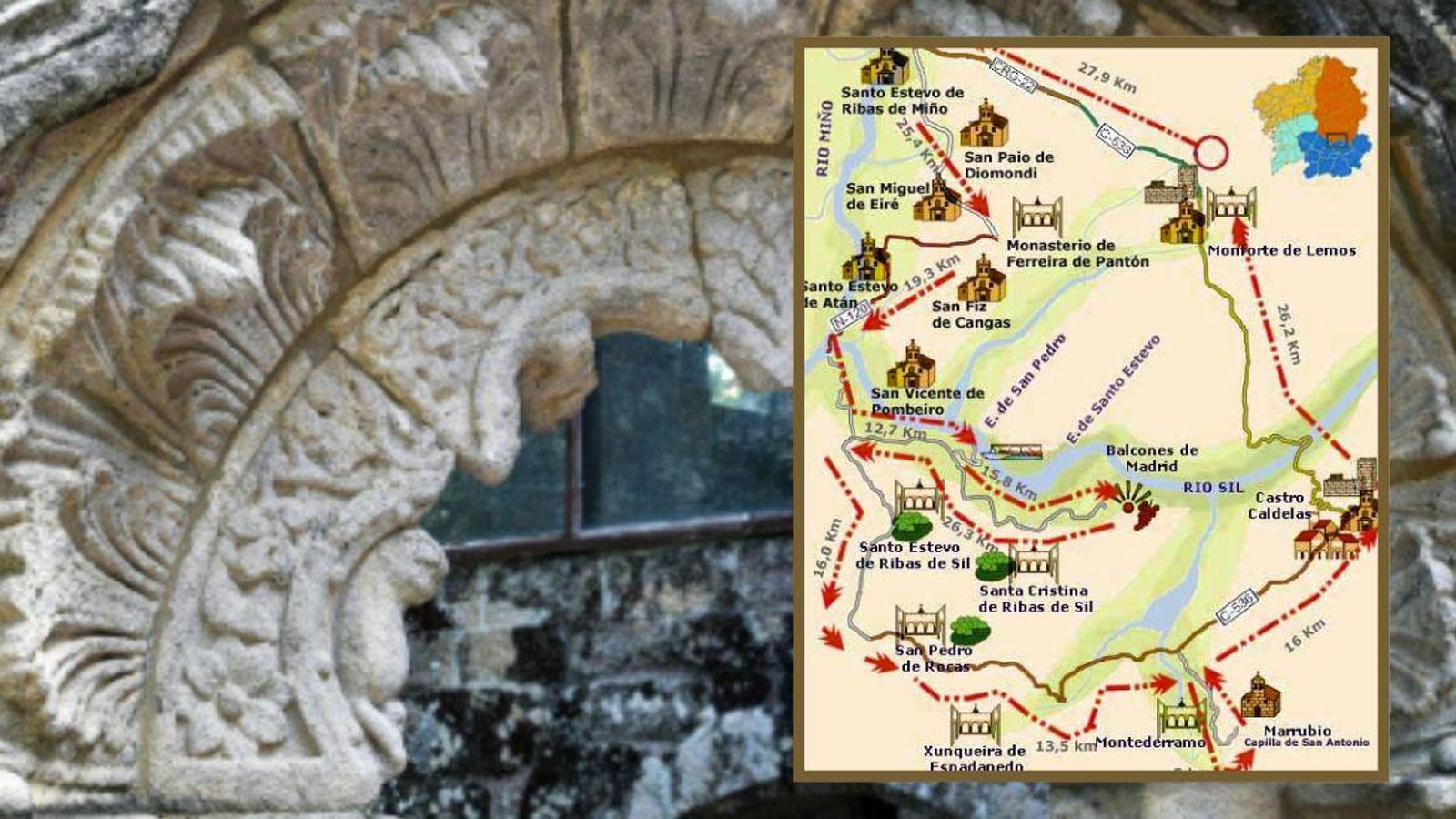 Estos son los requisitos que la Unesco exige a la Ribeira Sacra para su candidatura a Patrimonio