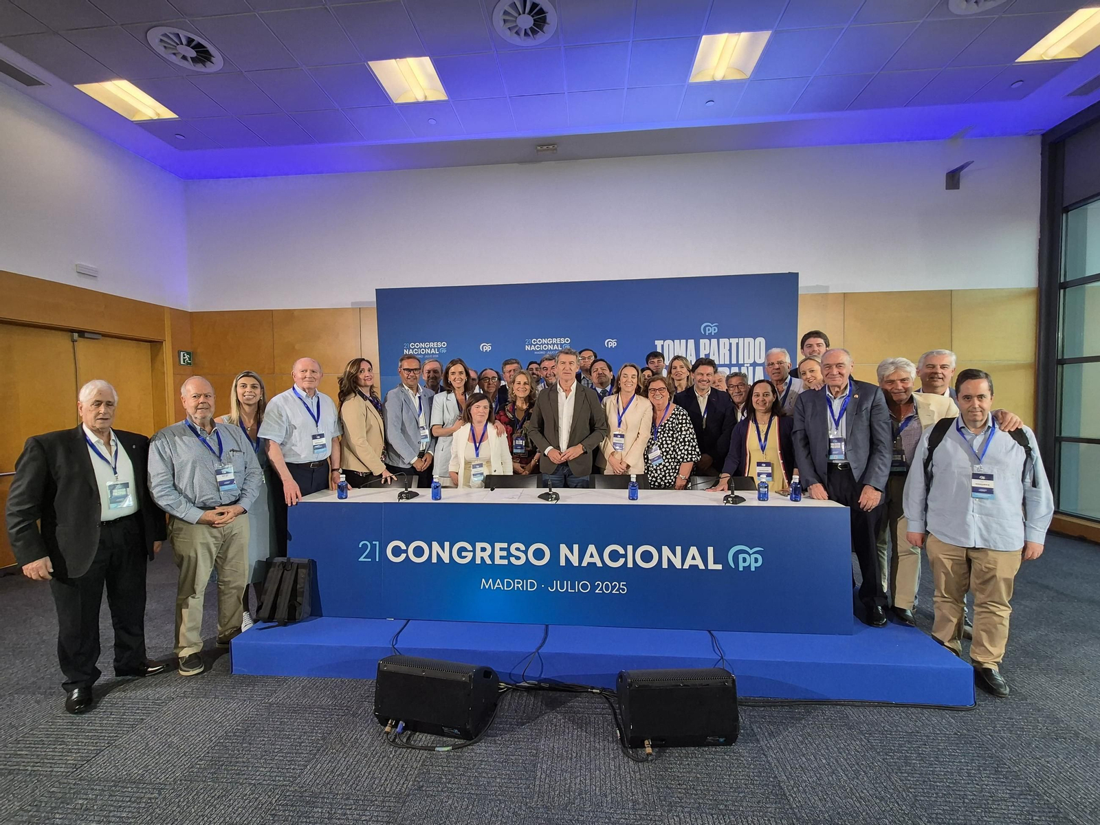 Representantes del exterior durante el encuentro