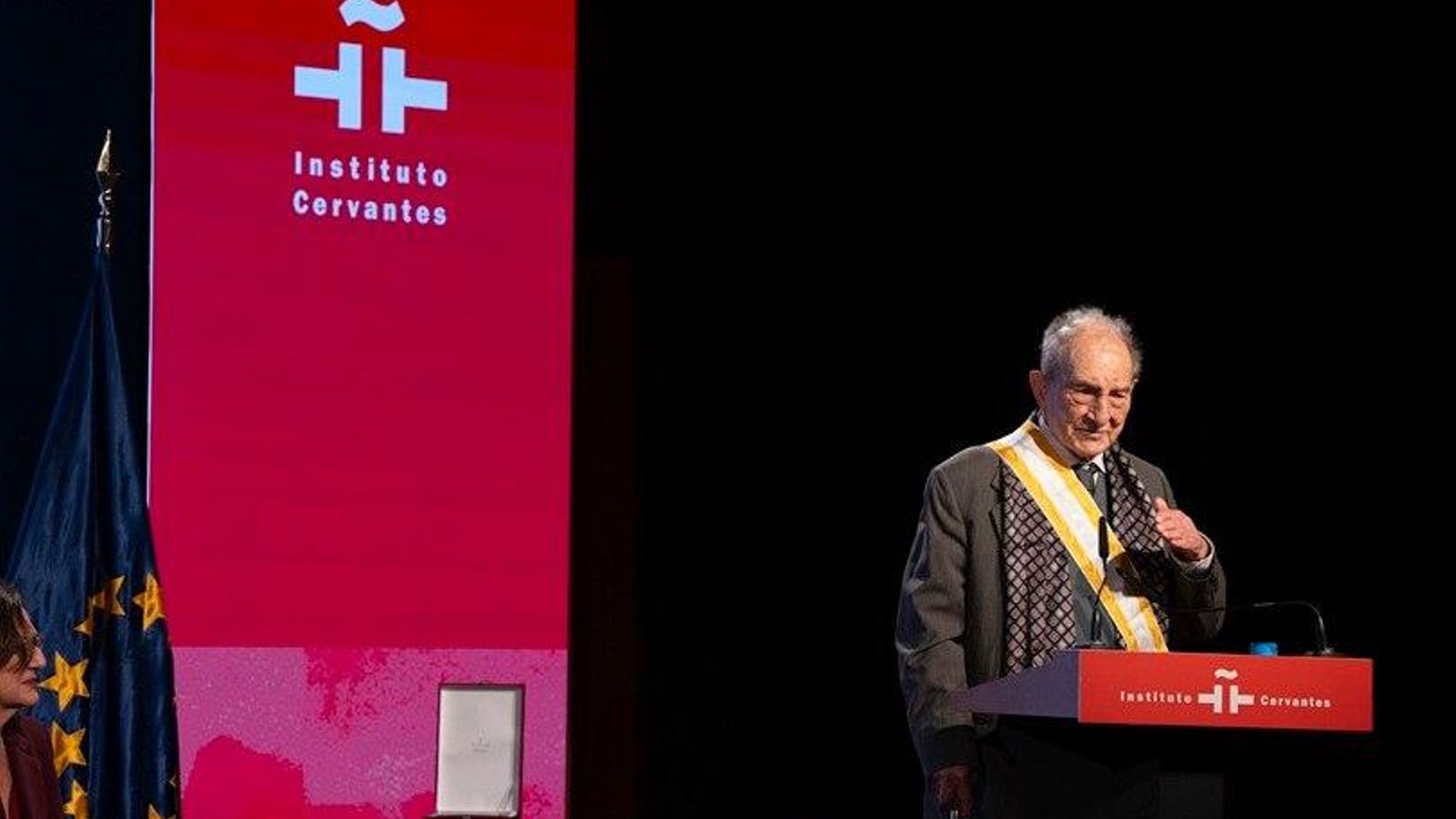 Albornoz durante su intervención