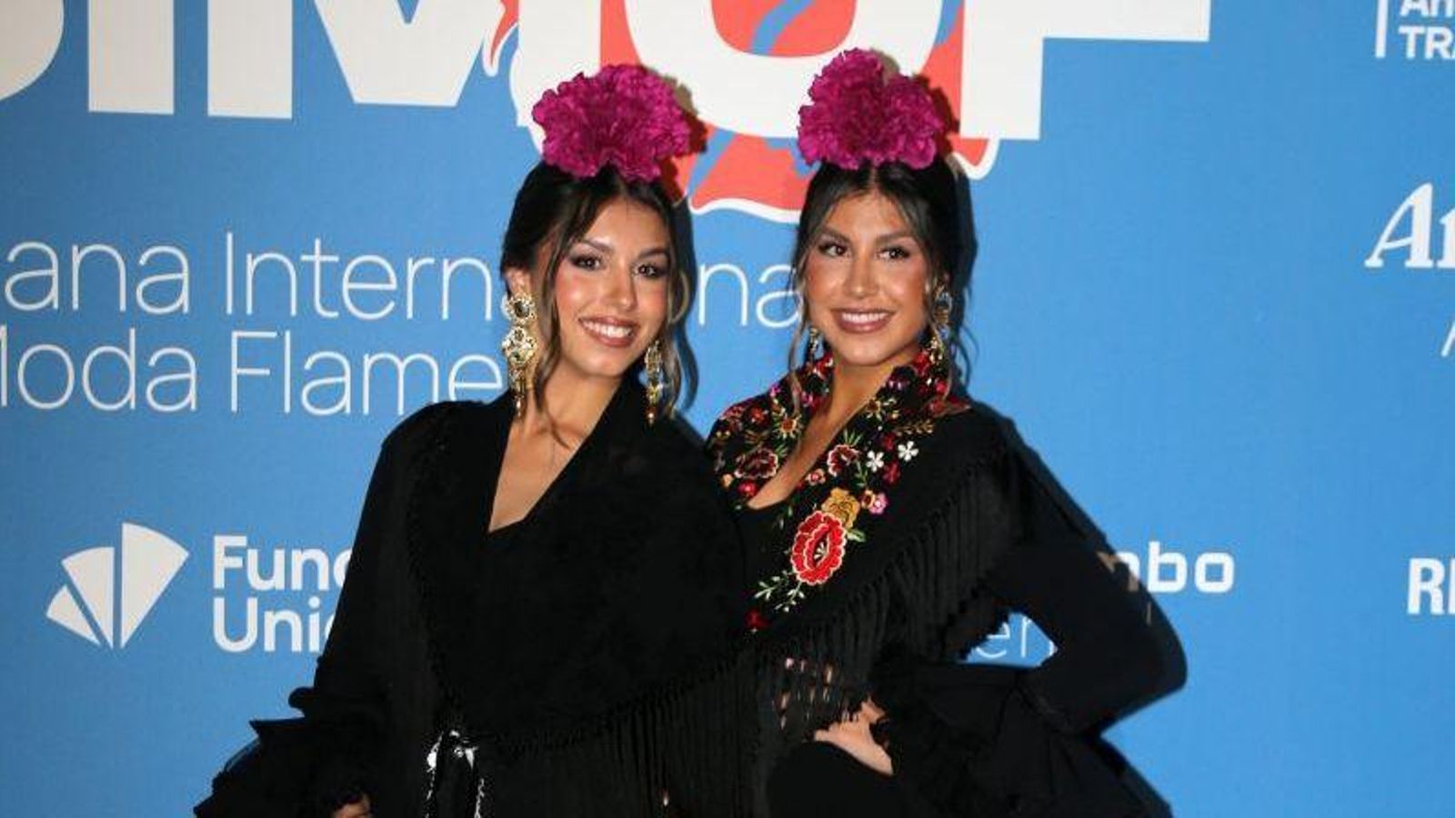 Daniela y Salma Sánchez, hijas del exfutbolista Joaquín Sánchez.