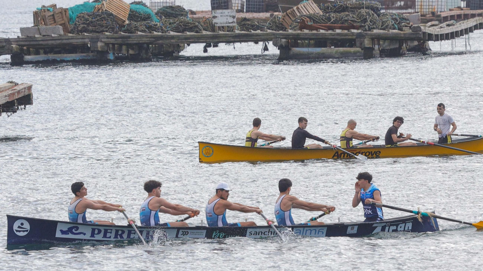 La temporada de bateles vive este fin de semana el primer corte con el Territorial Sur en Vigo.
