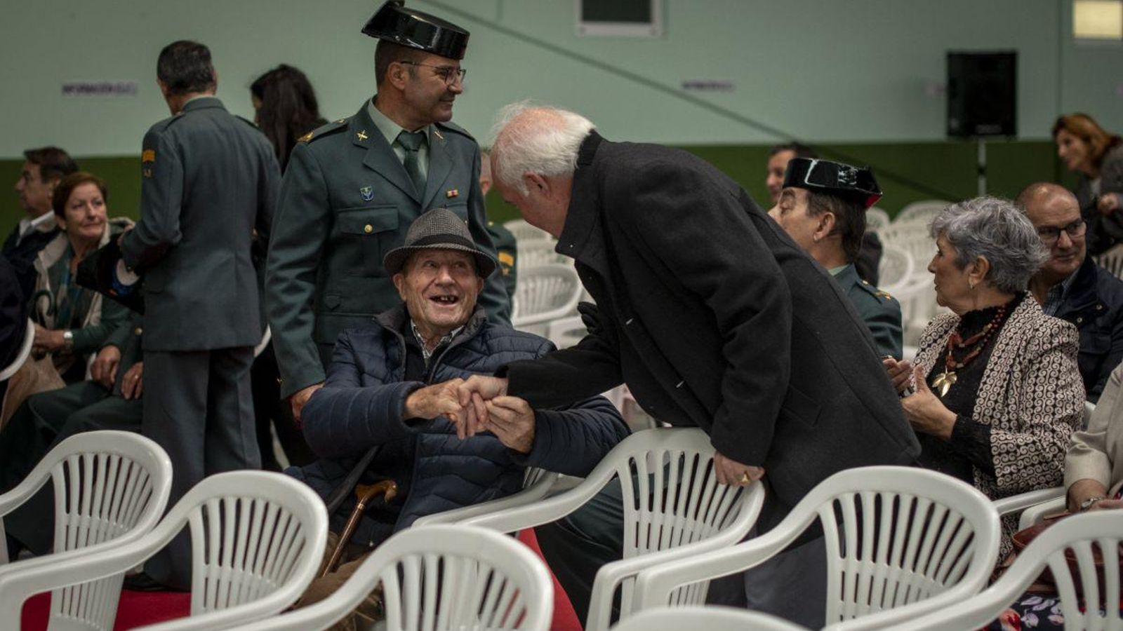 Santos Álvarez, el jubilado más veterano.