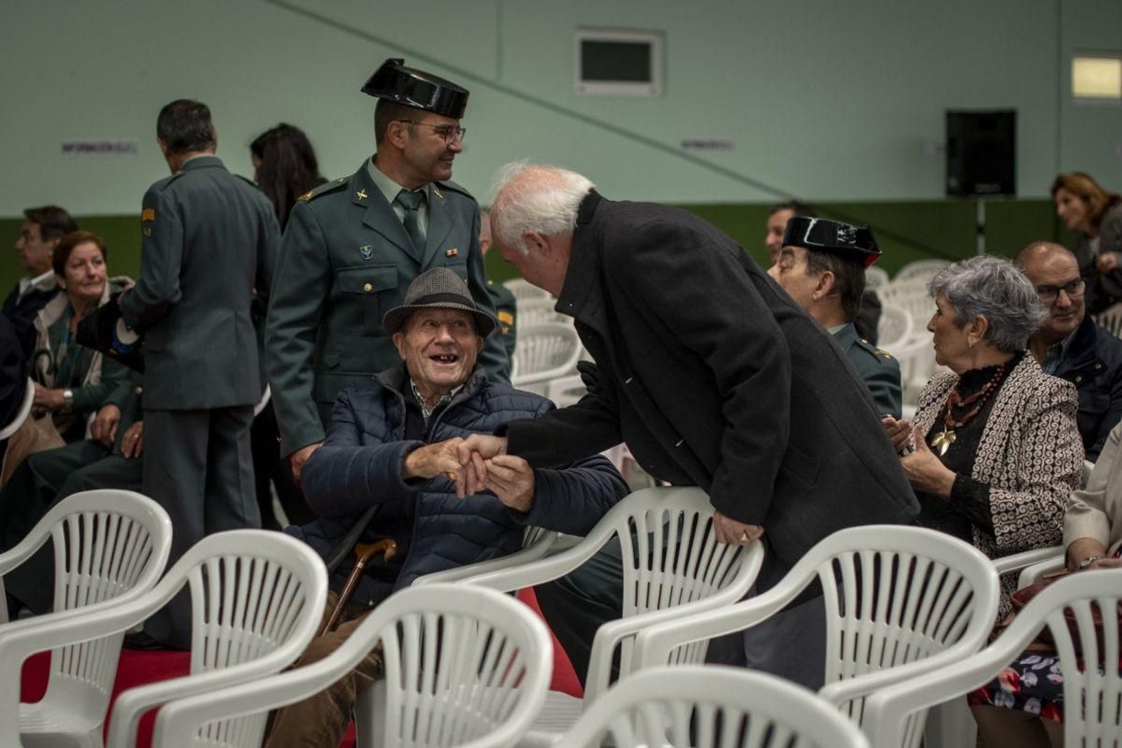 Santos Álvarez, el jubilado más veterano.