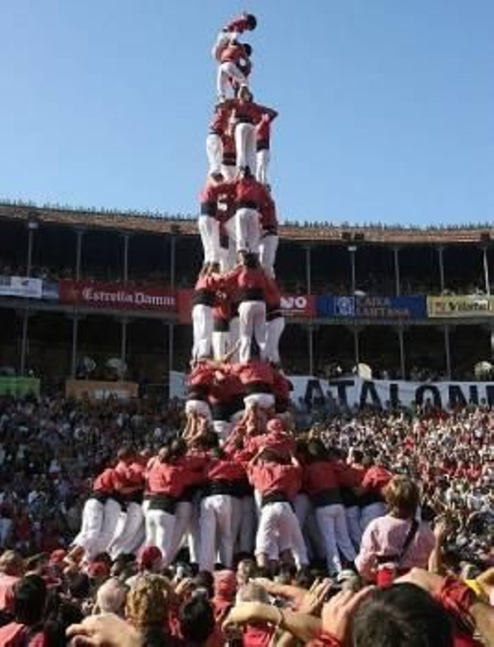 Concurso de Castellers en Tarragona