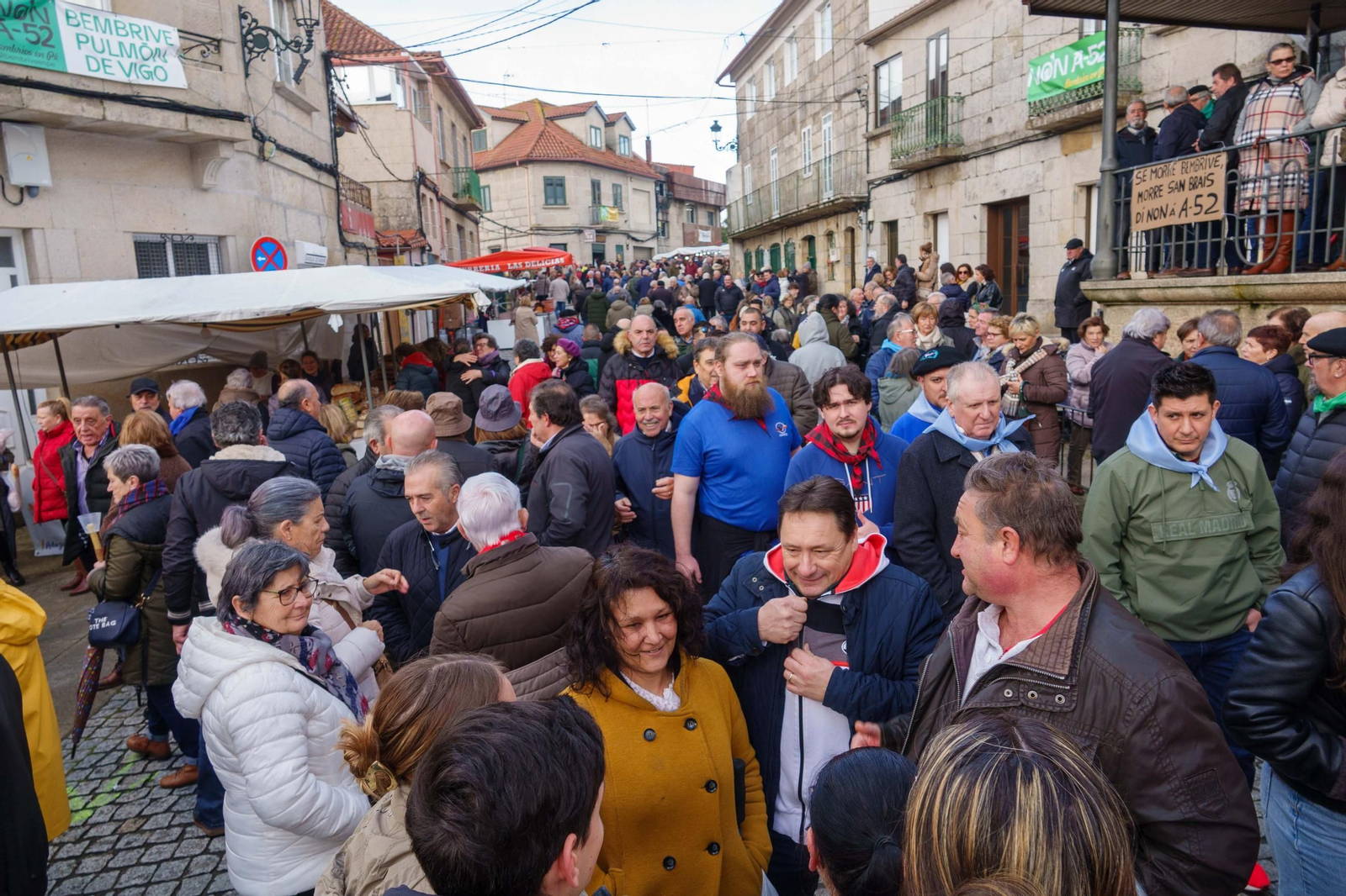 Galería | Bembrive celebra San Blas, la gran romería invernal de Vigo