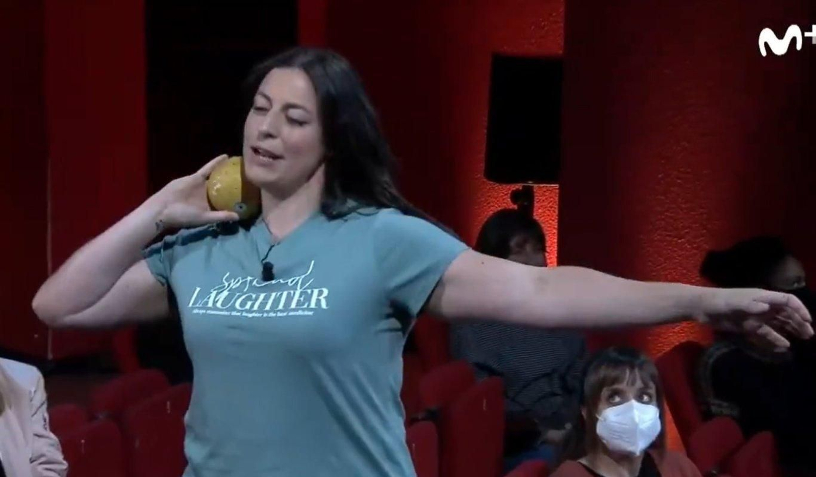 Belén Toimil, durante su presencia en el programa.