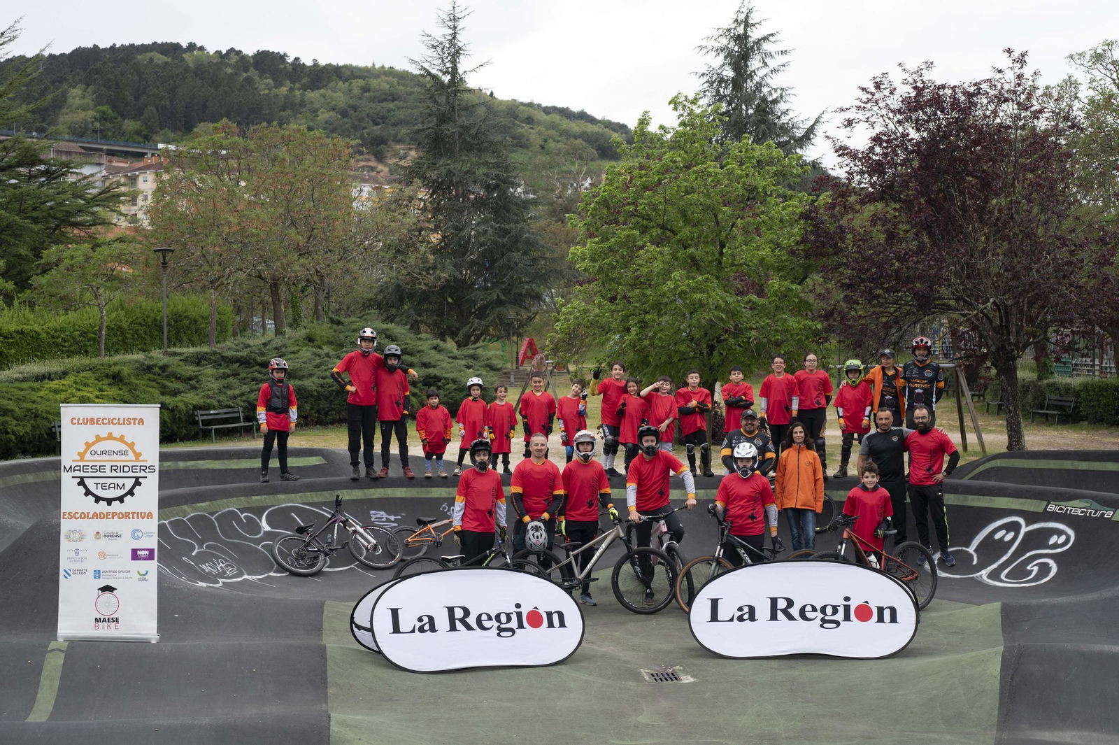 Galería | +Deporte La Región impulsa el pumptrack en Ourense de la mano de Maese Riders