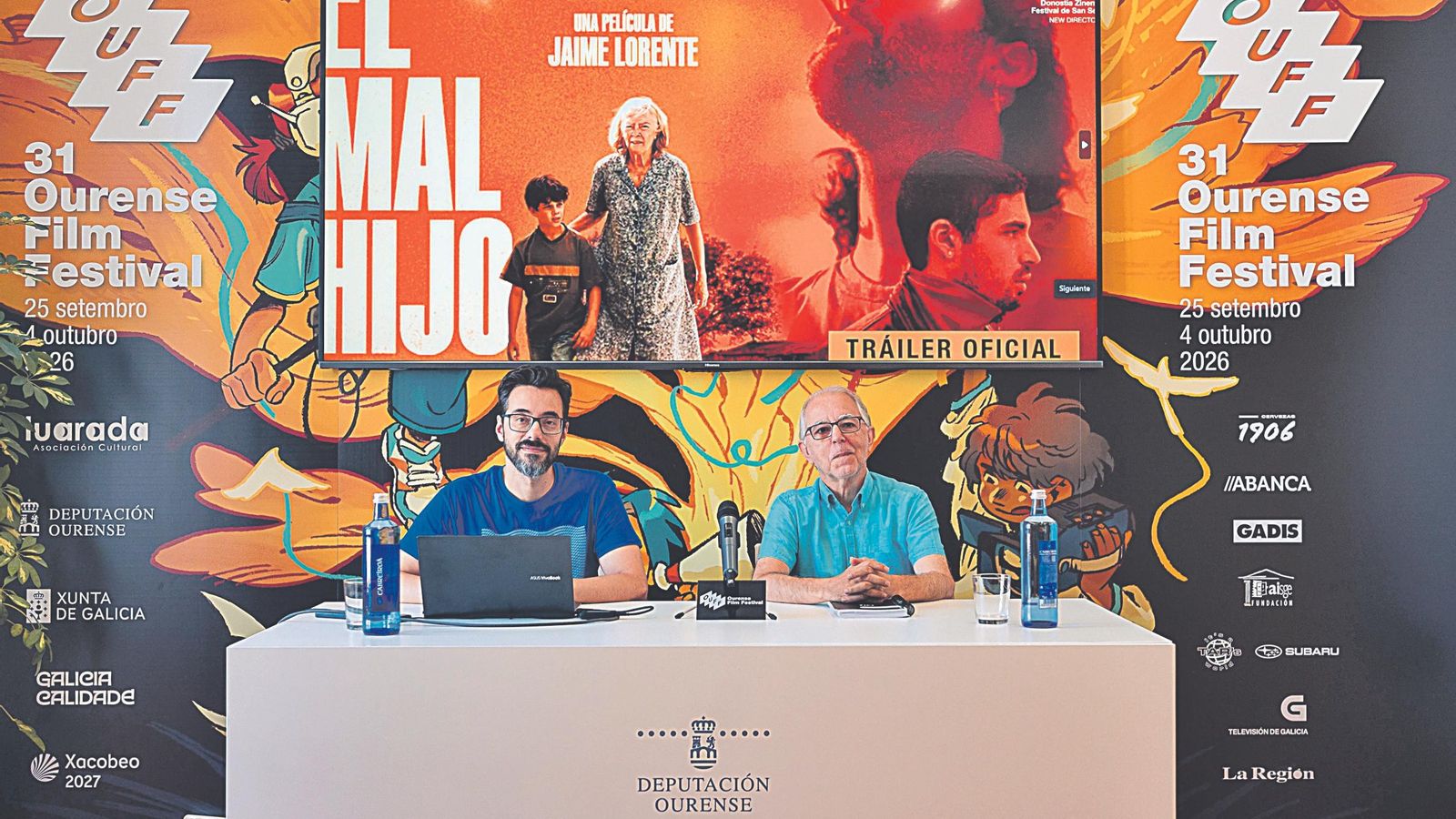 Óscar Doviso e César Silva presentan o premio Ópera Prima