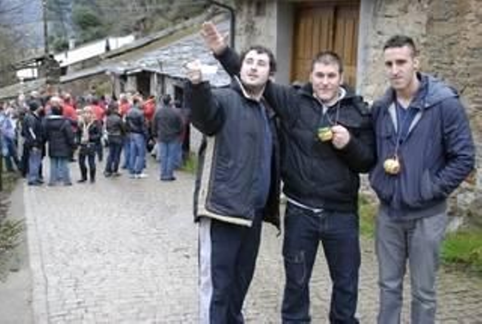 Participantes en la ruta en Seadur
