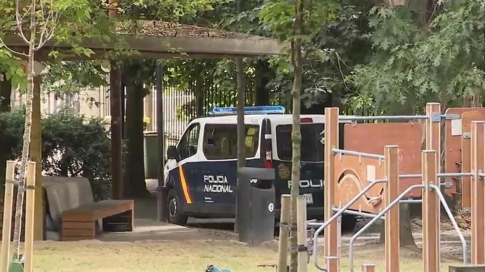 Imagen de archivo del parque de Santa Margarita, en A Coruña, donde tuvo lugar el trágico suceso.