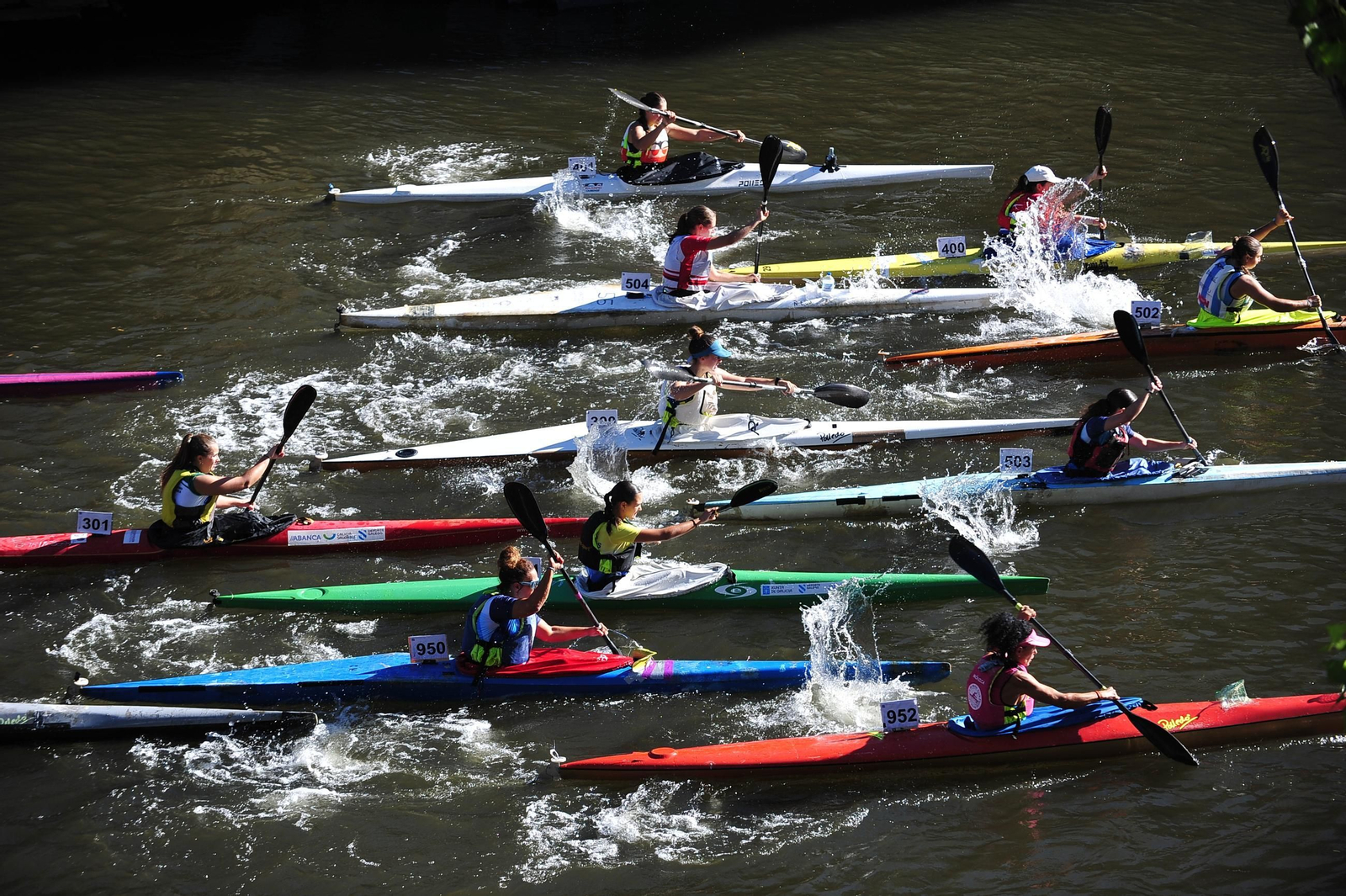 Galería | El Club Fluvial O Barco dominó el Descenso del Sil