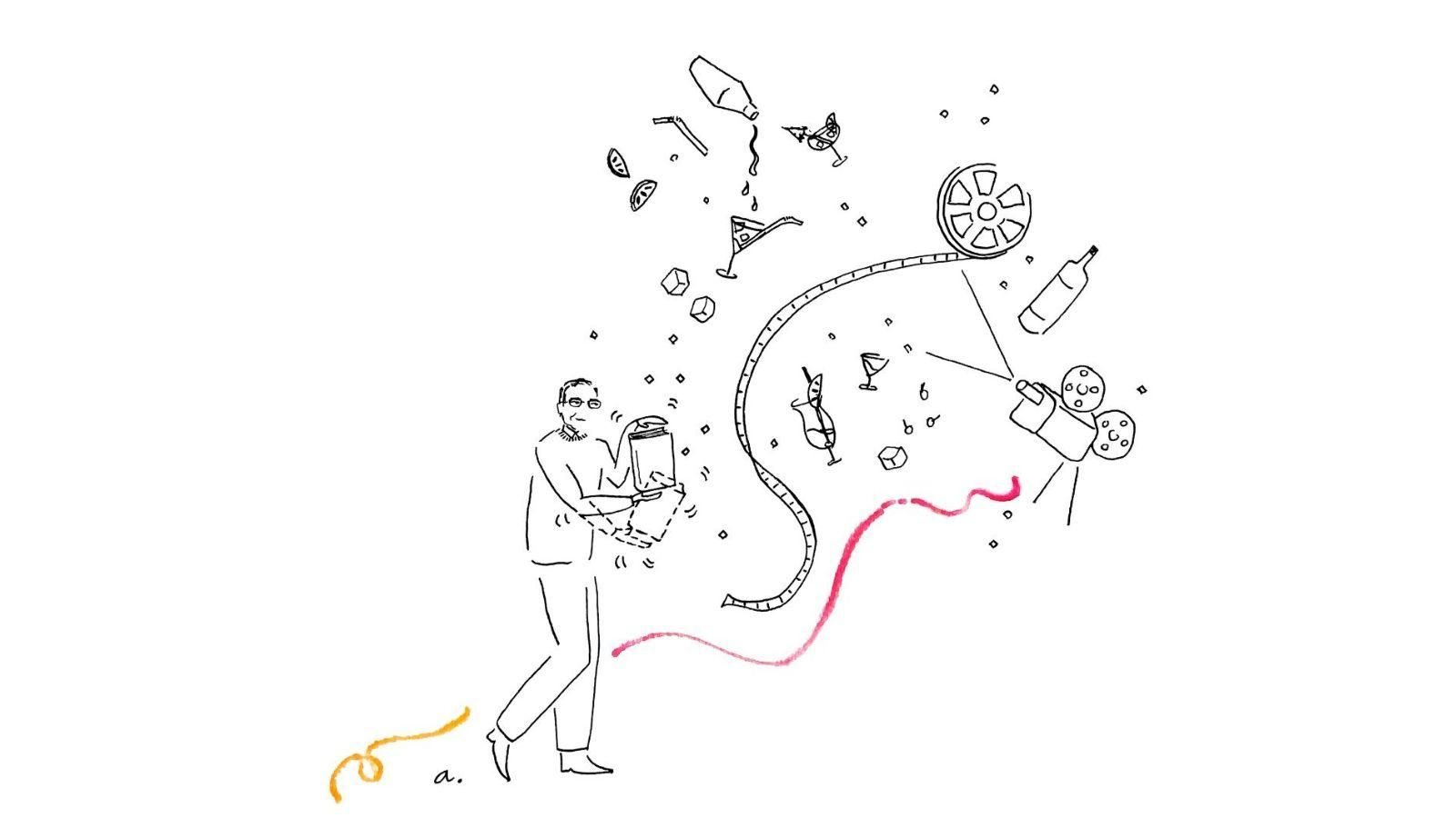 La mirada sabia del barman