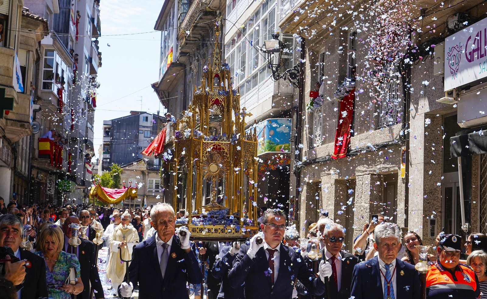 Celebración del Corpus en Ponteareas.