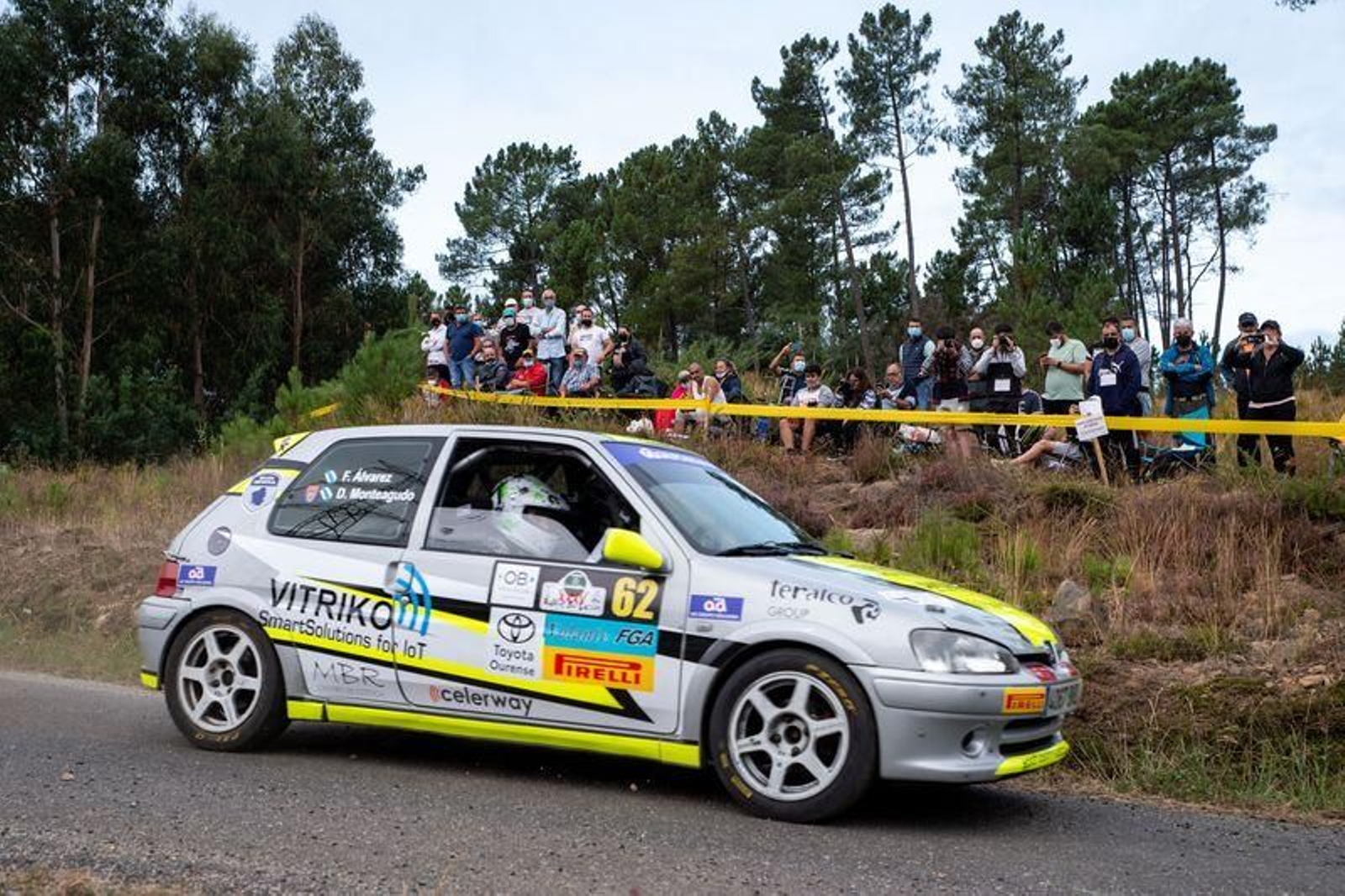 Sesión matinal de la segunda jornada del Rally do Lacón (ÓSCAR PINAL)