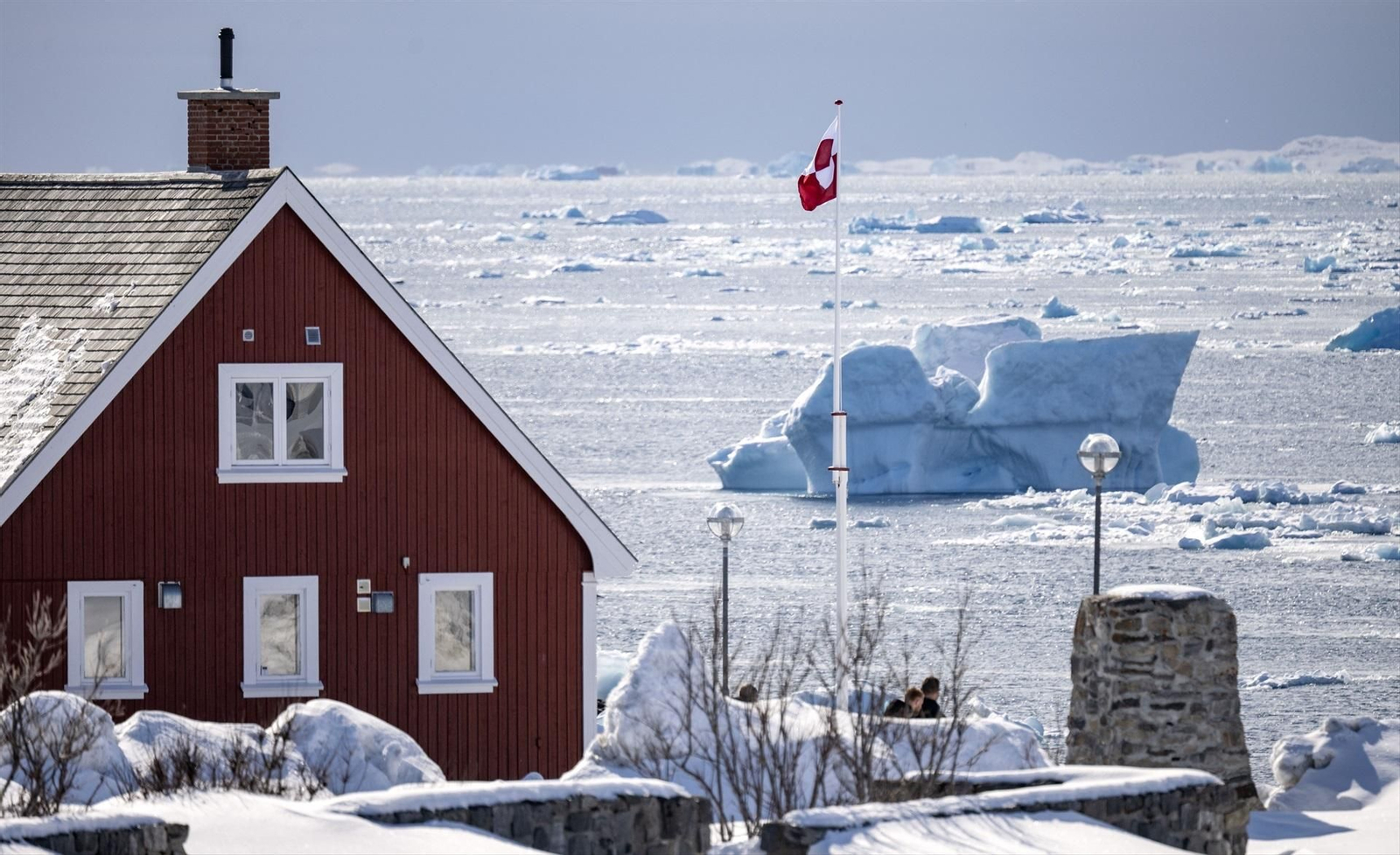 Imagen de archivo de una vivienda en Nuuk, la capital de Groenlandia.