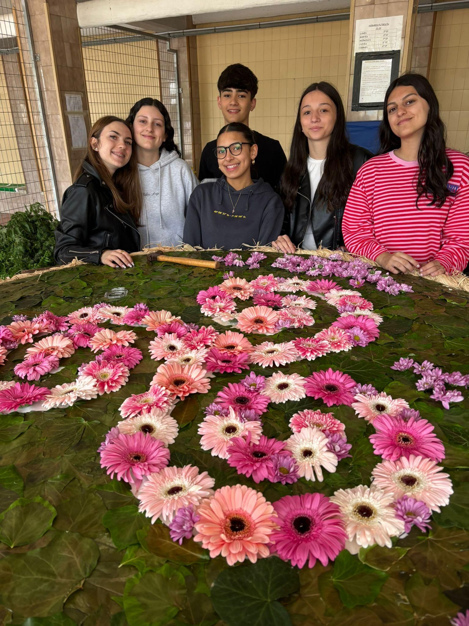 Os Maios no colexio María Inmaculada de Verín